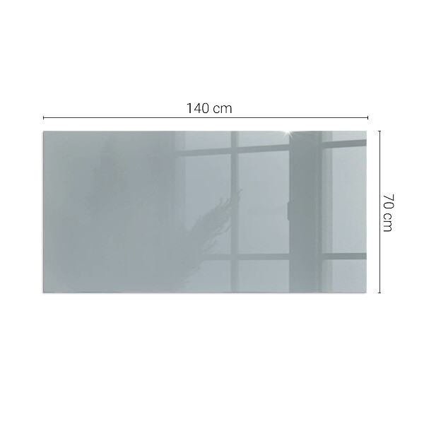 Vetro sotto stufa rettangolare Colore grigio
