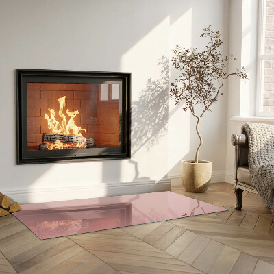 Vetro sotto stufa rettangolare Colore rosa