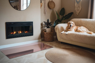 Vetro sotto stufa rettangolare di colore rosa