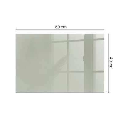 Vetro sotto stufa Colore grigio-verde