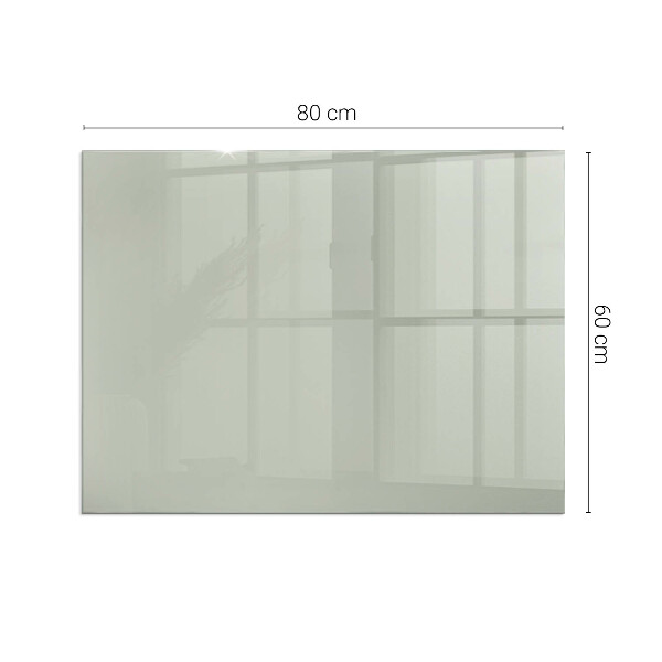 Vetro sotto stufa in colore grigio-verde