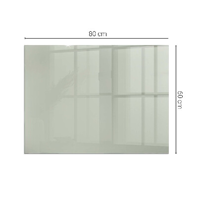 Vetro sotto stufa Colore grigio-verde