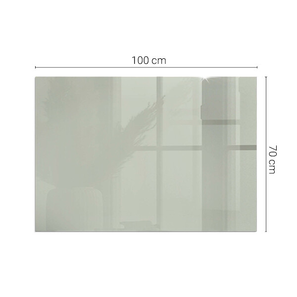Vetro sotto stufa Colore grigio-verde