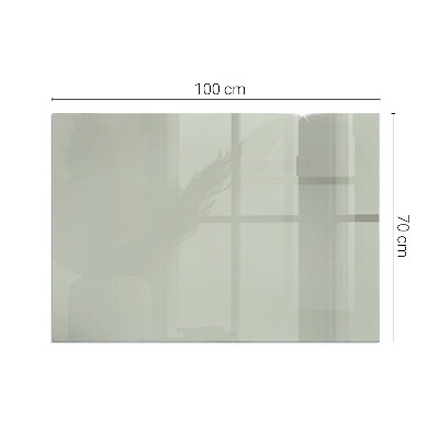 Vetro sotto stufa Colore grigio-verde