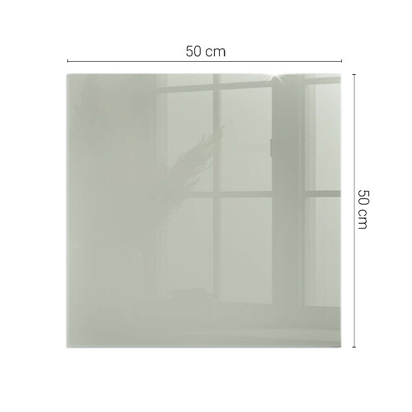 Vetro sotto stufa Colore grigio-verde