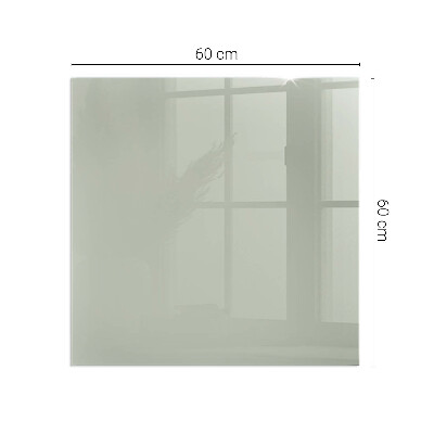 Vetro sotto stufa Colore grigio-verde
