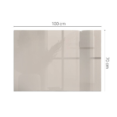 Vetro sotto stufa di colore marrone chiaro