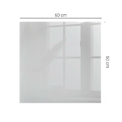 Vetro sotto stufa di colore grigio