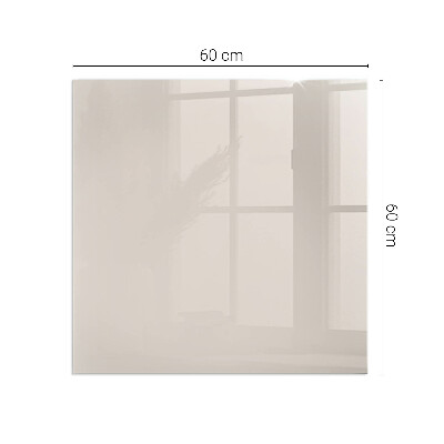 Vetro sotto stufa rettangolare in colore rosa pallido