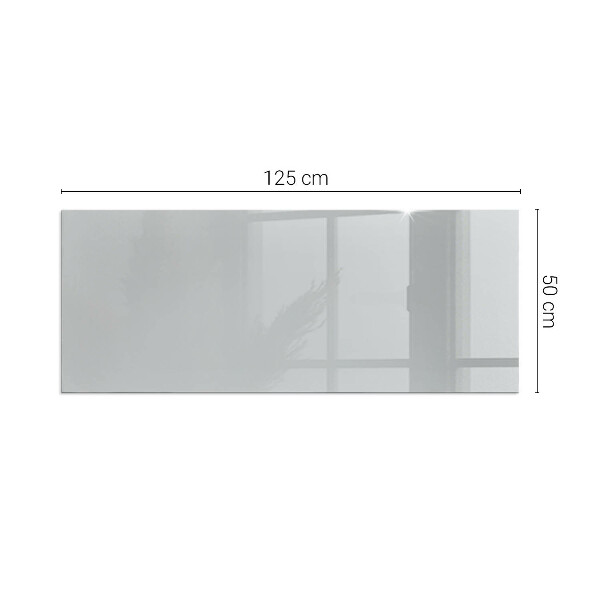 Vetro sotto stufa Colore grigio chiaro