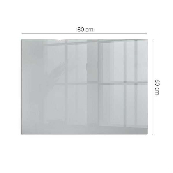 Vetro sotto stufa Colore grigio chiaro