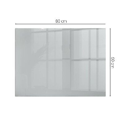 Vetro sotto stufa Colore grigio chiaro