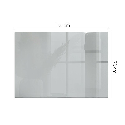 Vetro sotto stufa Colore grigio chiaro