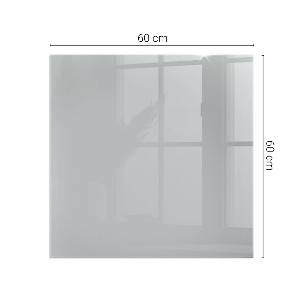 Vetro sotto stufa Colore grigio chiaro