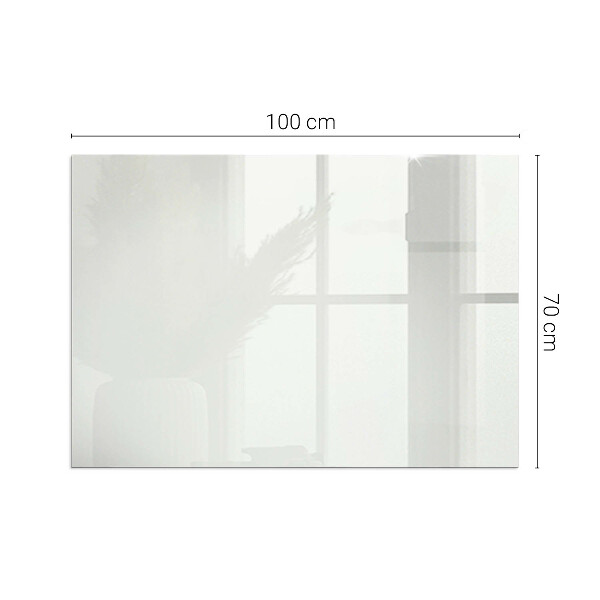 Vetro sotto stufa rettangolare di colore avorio