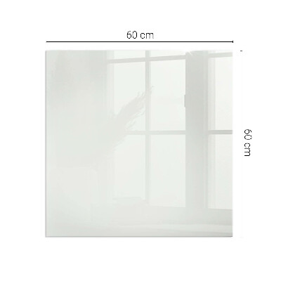 Vetro sotto stufa rettangolare di colore avorio