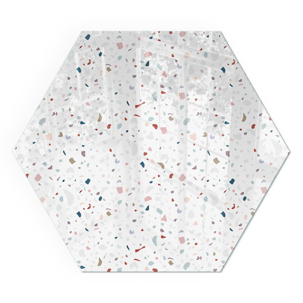 Vetro sotto stufa esagonale in formato miniatura