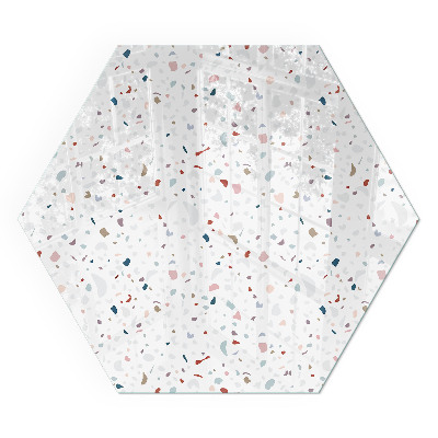 Vetro sotto stufa esagonale in formato miniatura