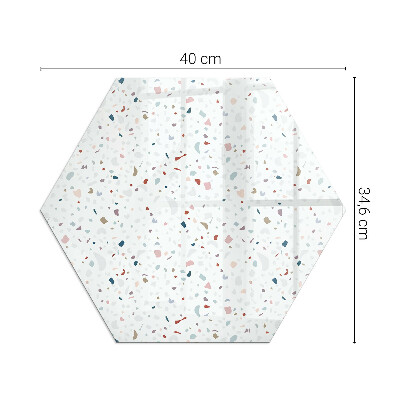 Vetro sotto stufa esagonale Forme in miniatura