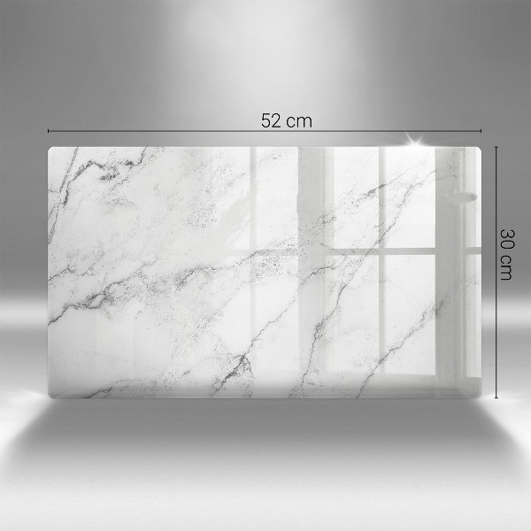 Piastra in vetro per candele tombali con elegante texture effetto marmo