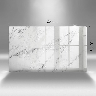 Piastra in vetro per candele tombali con elegante texture effetto marmo