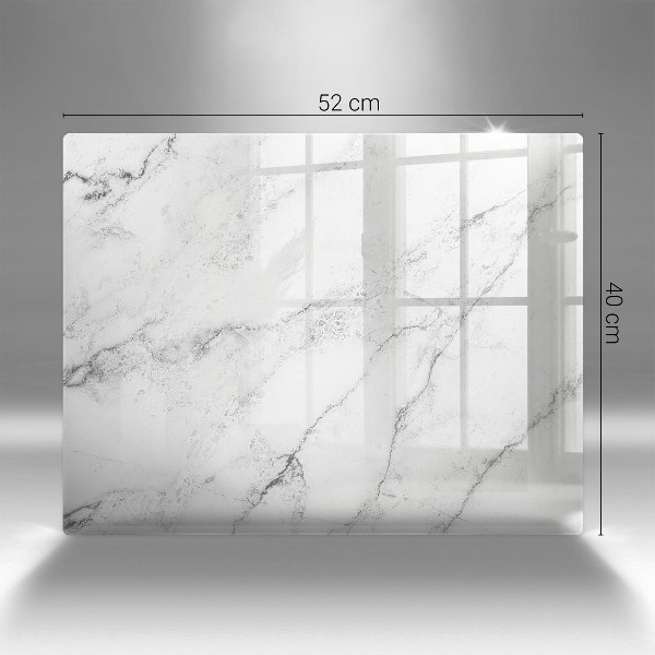 Piastra in vetro per candele tombali con elegante texture effetto marmo