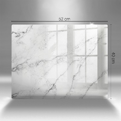 Piastra in vetro per candele tombali con elegante texture effetto marmo