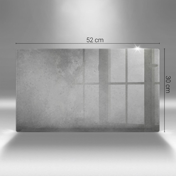 Piatto per candele con sfondo a texture effetto cemento