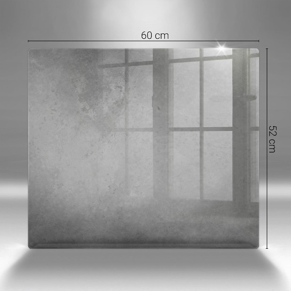 Piatto per candele con sfondo a texture effetto cemento