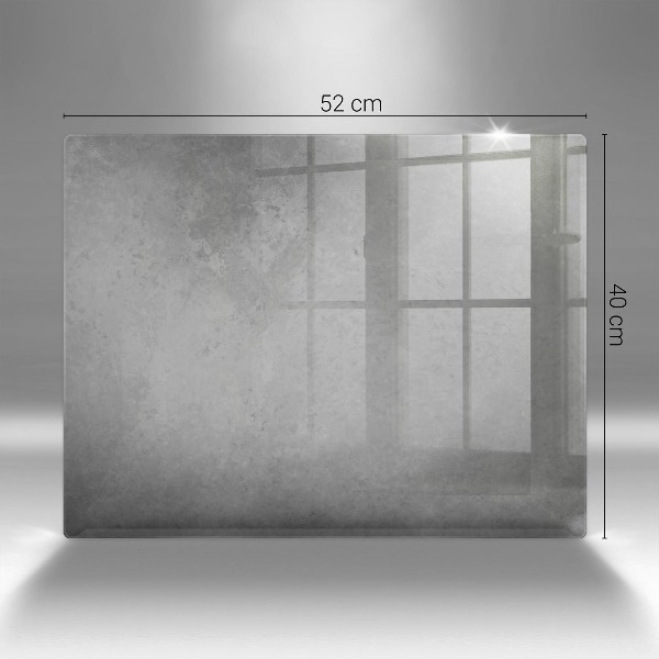 Piatto per candele con sfondo a texture effetto cemento