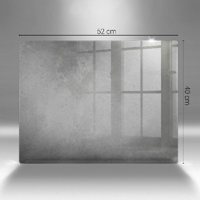 Piatto per candele con sfondo a texture effetto cemento