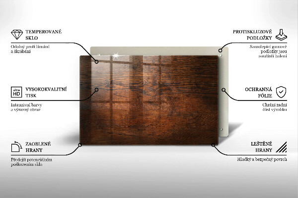 Piatto per candele in legno scuro