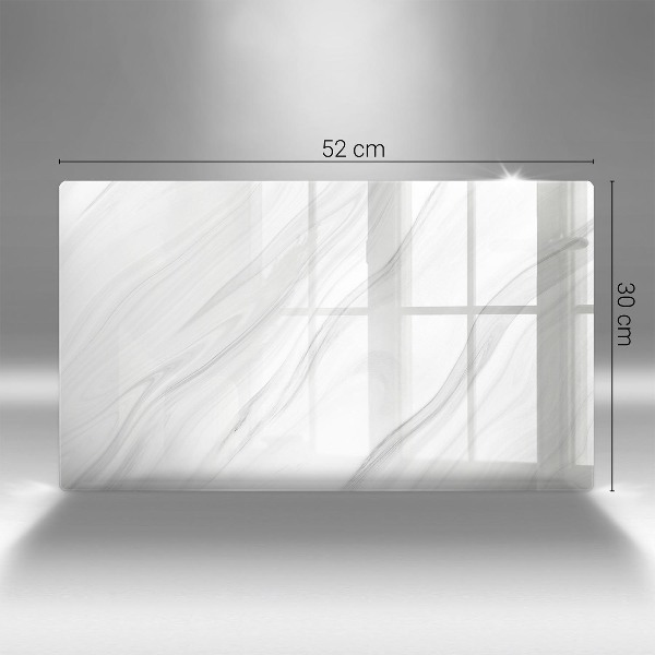 Piatto per candele con finitura in marmo delicato