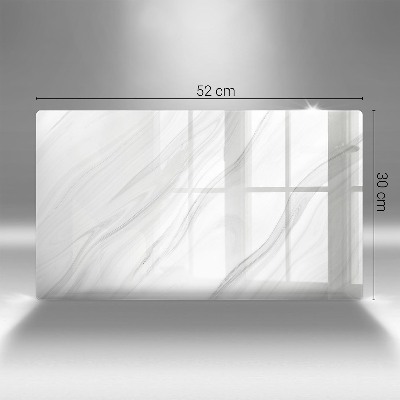 Piatto per candele con finitura in marmo delicato