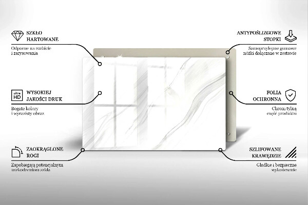 Piatto per candele con finitura in marmo delicato