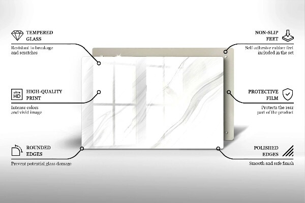 Piatto per candele con finitura in marmo delicato