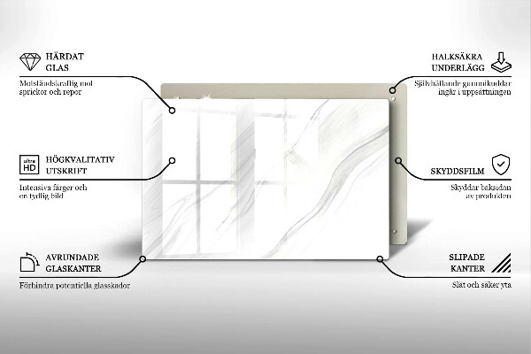 Piatto per candele con finitura in marmo delicato
