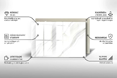 Piatto per candele con finitura in marmo delicato