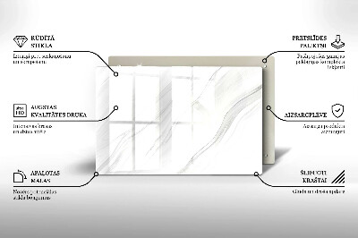 Piatto per candele con finitura in marmo delicato