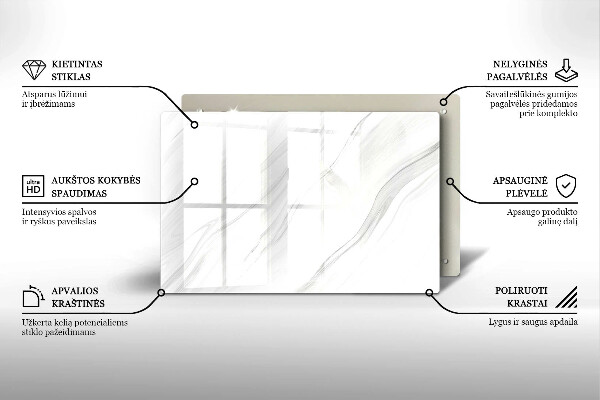 Piatto per candele con finitura in marmo delicato