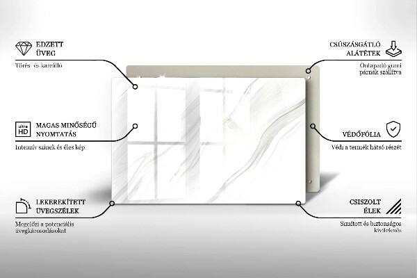 Piatto per candele con finitura in marmo delicato