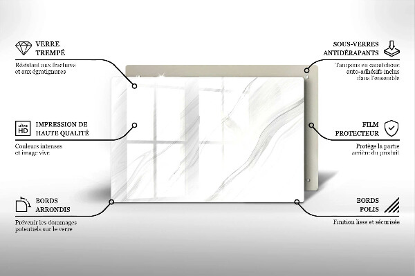 Piatto per candele con finitura in marmo delicato