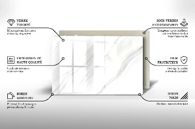Piatto per candele con finitura in marmo delicato