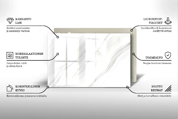 Piatto per candele con finitura in marmo delicato