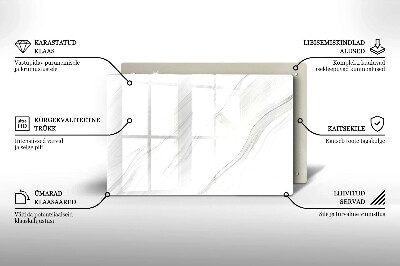 Piatto per candele con finitura in marmo delicato