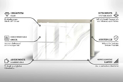 Piatto per candele con finitura in marmo delicato