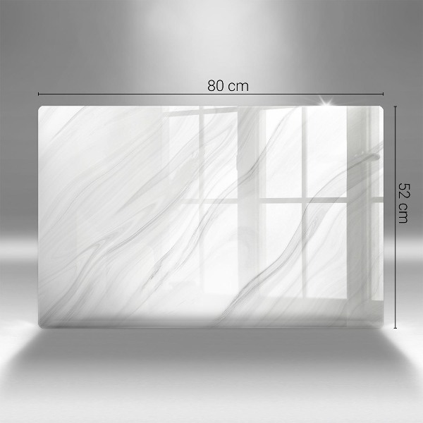 Piatto per candele con finitura in marmo delicato