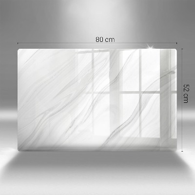 Piatto per candele con finitura in marmo delicato