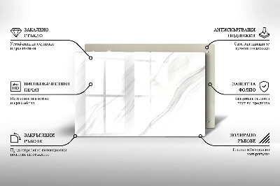 Piatto per candele con finitura in marmo delicato