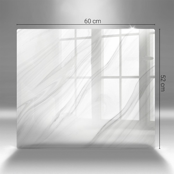 Piatto per candele con finitura in marmo delicato